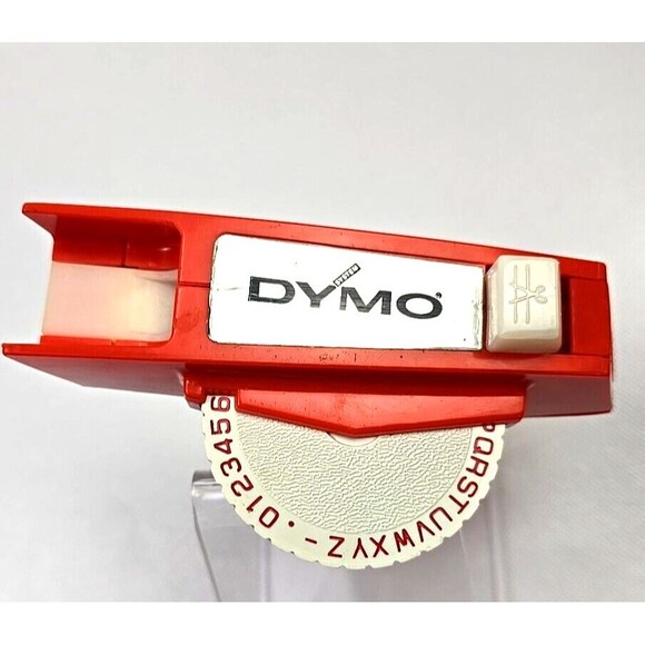 Dymo 1780 Label Maker Vintage Orange Tape Not Included 3/8 1/4 Mid-Century - Picture 4 of 10
